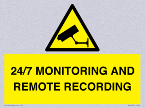 24/7 MONITORING AND REMOTE RECORDING